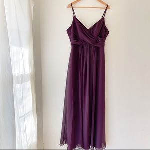 SORELLA VITA Purple Sleeveless Bridesmaid Dress
